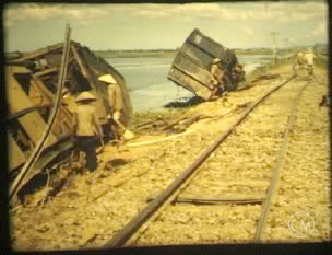 Incendie et sabotage ferroviaire, 1952 Incendie et sabotage ferroviaire, 1952